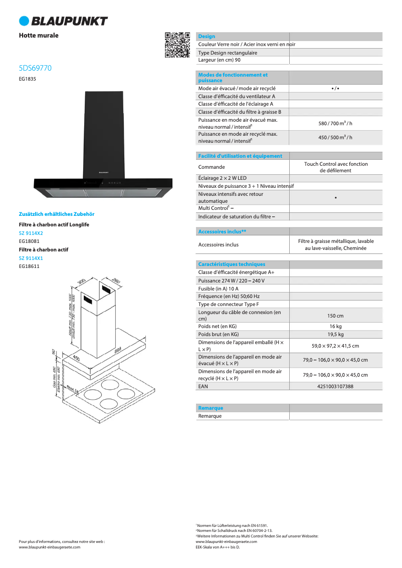 Imagen de la primera página del manual del dispositivo 5DS99770