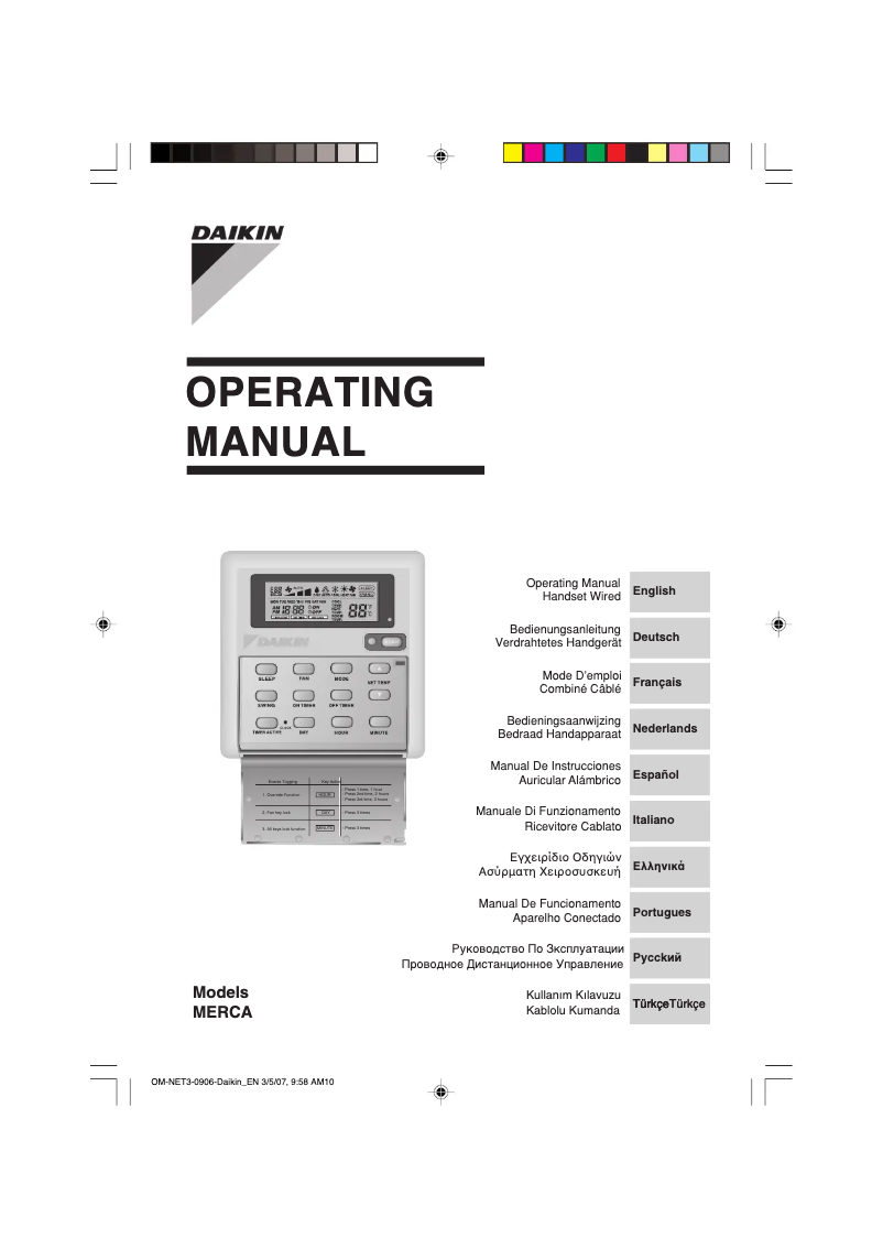 Página 1 del manual Manual de usuario Daikin FWT06CT