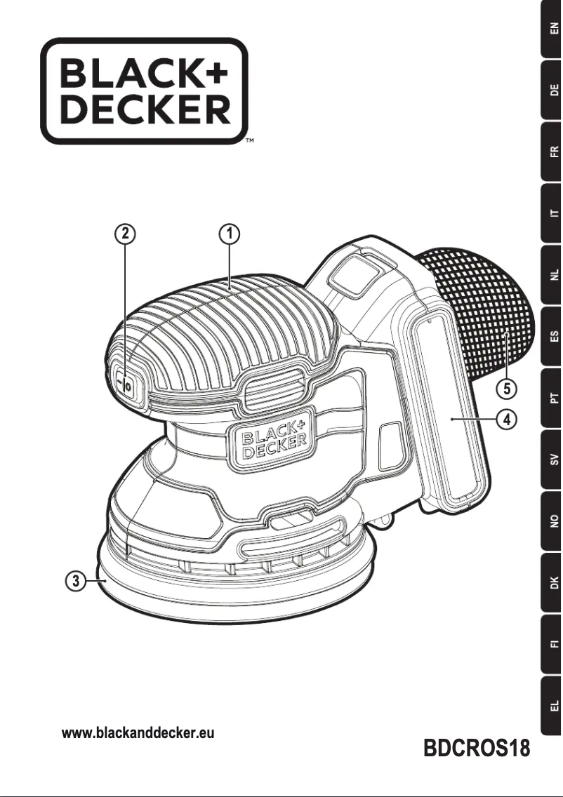 Page n°1 - Manuel utilisateur Black & Decker BDCROS18