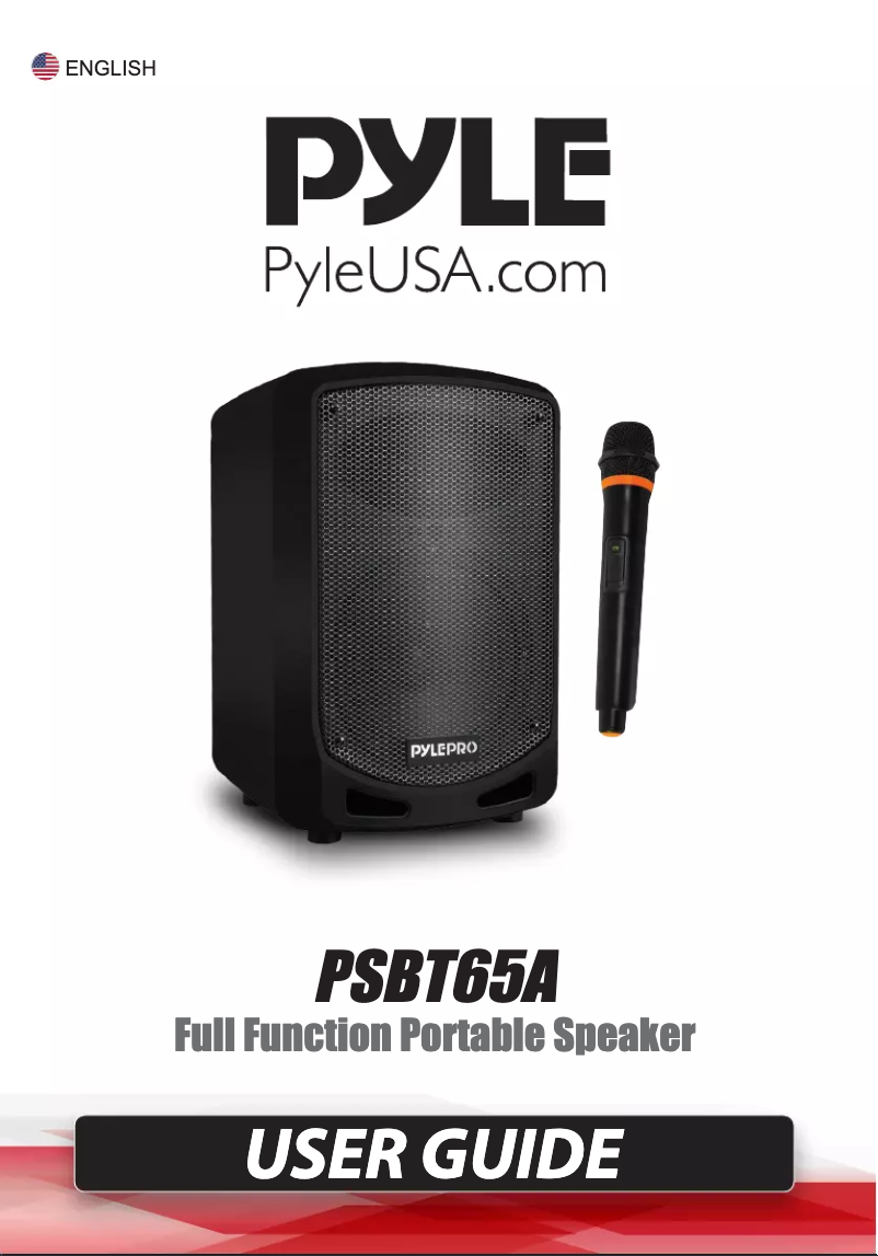 Page 1 de la notice Manuel utilisateur Pyle PSBT65A