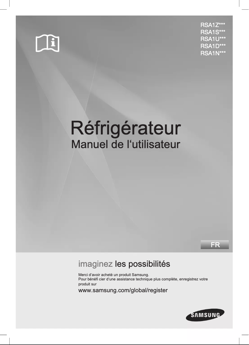 Page n°1 - Manuel utilisateur Samsung RSA1ZTMH