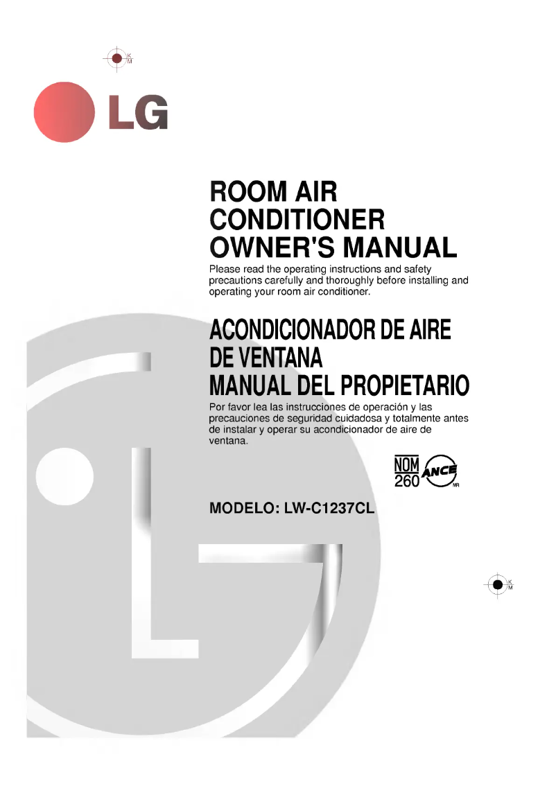 Página 1 del manual Manual de usuario LG LW-C1237CL