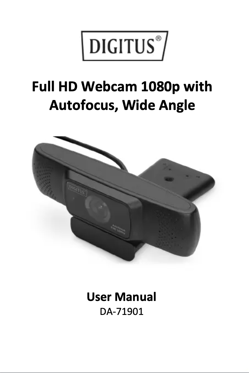 Page n°1 - Manuel utilisateur ASSMANN Electronic DA-71901