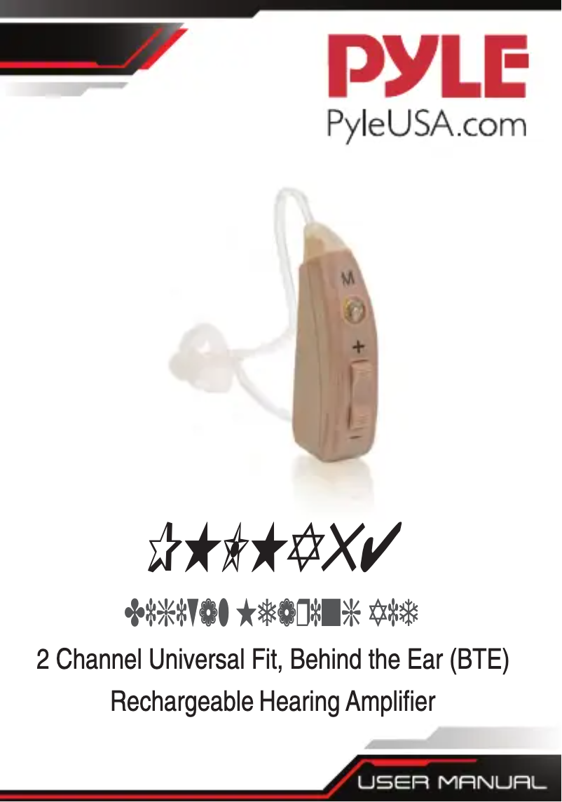 Page n°1 - Manuel utilisateur Pyle PHLHA54.7