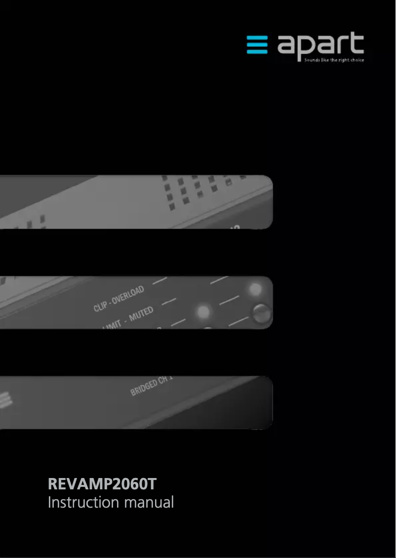 Imagen de la primera página del manual del dispositivo REVAMP2060T