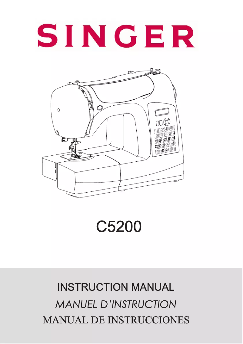 Page n°1 - Manuel utilisateur Singer Brilliance Serenade C520L