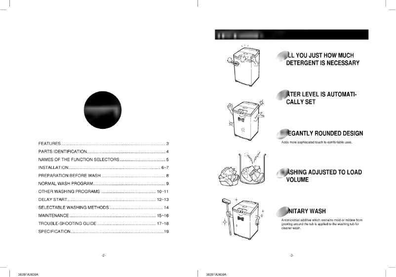 Page n°1 - Manuel utilisateur LG WF-79X3