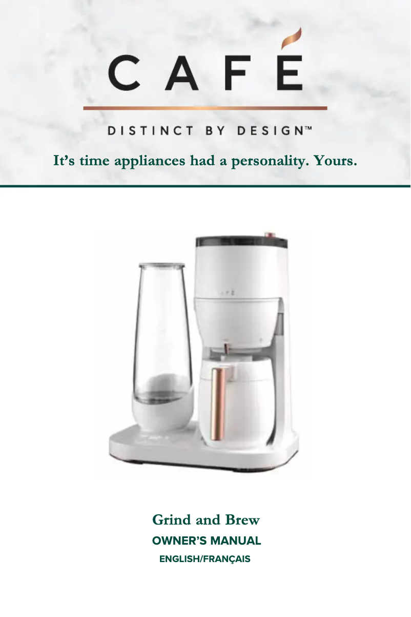 Page n°1 - Manuel utilisateur GE C7CGAAS4TW3