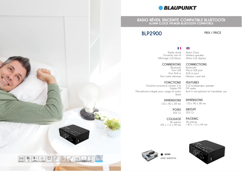 Image de la première page du manuel de l'appareil BLP2900