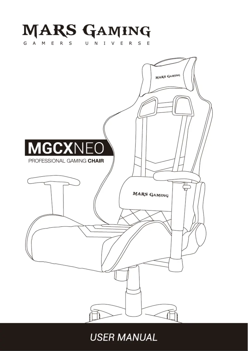 Page 1 de la notice Manuel utilisateur Mars Gaming MGCX NEO