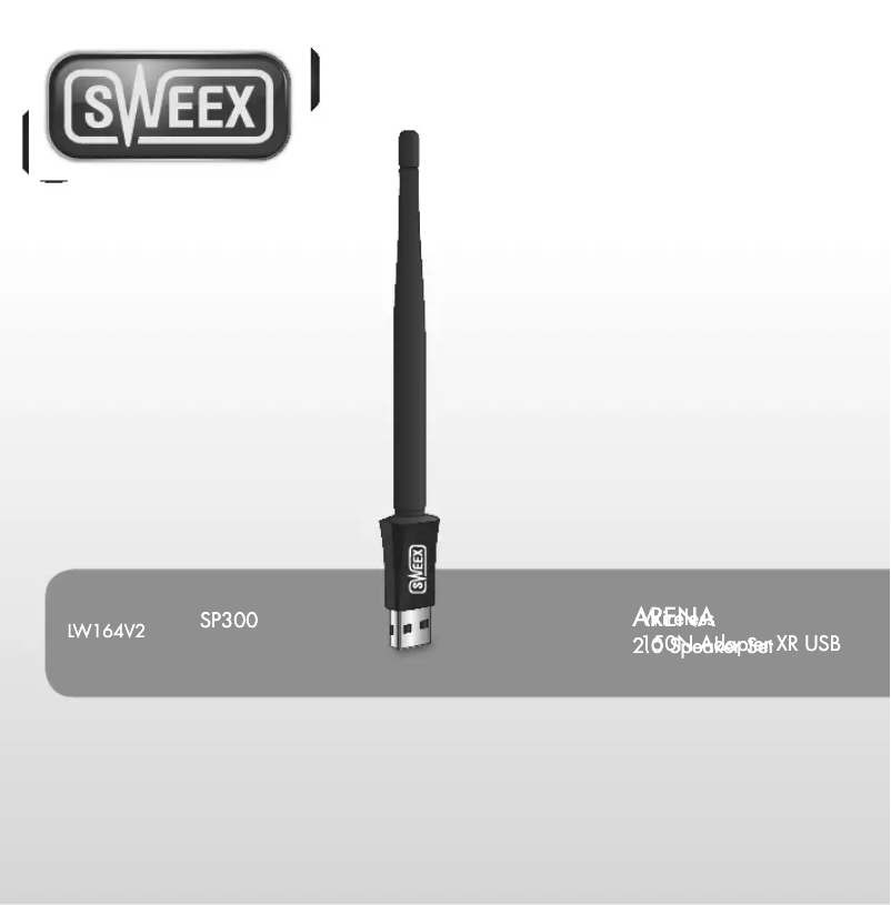 Page 1 de la notice Manuel utilisateur Sweex LW165V2