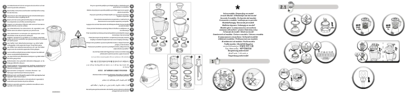 Page n°1 - Manuel utilisateur Tefal Blendforce 2 BL477B