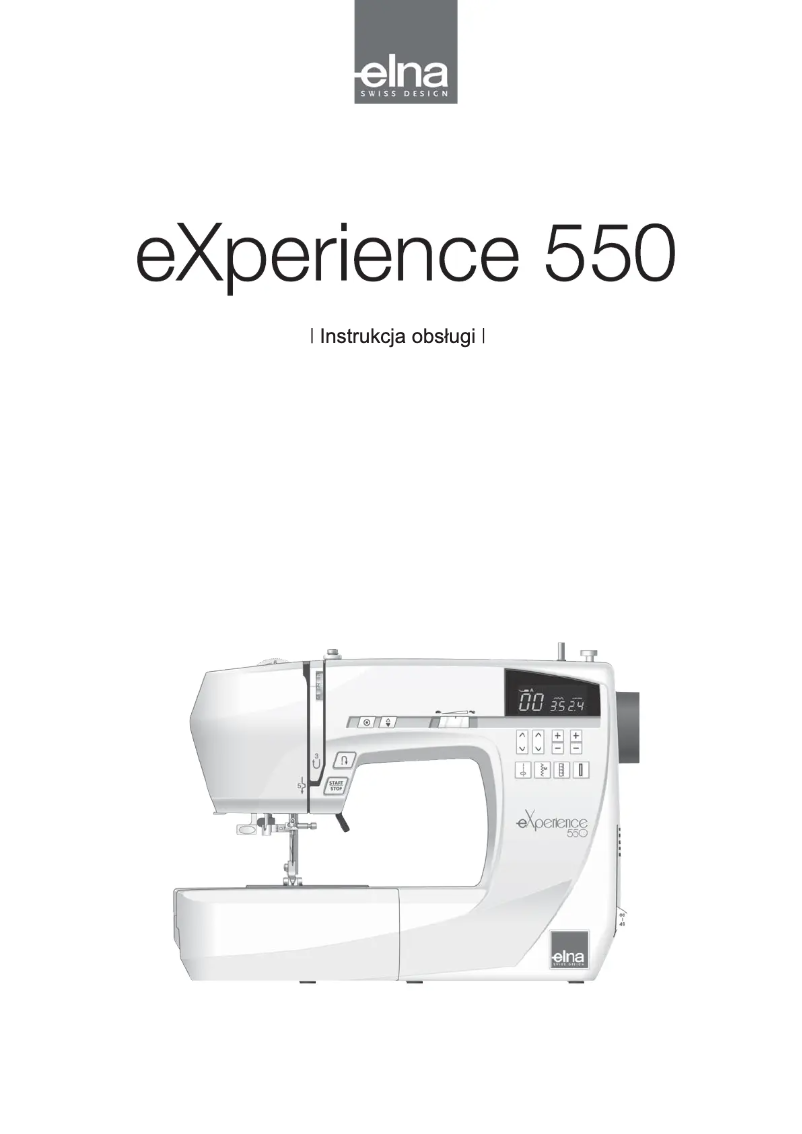 Page n°1 - Manuel utilisateur Elna eXperience 550