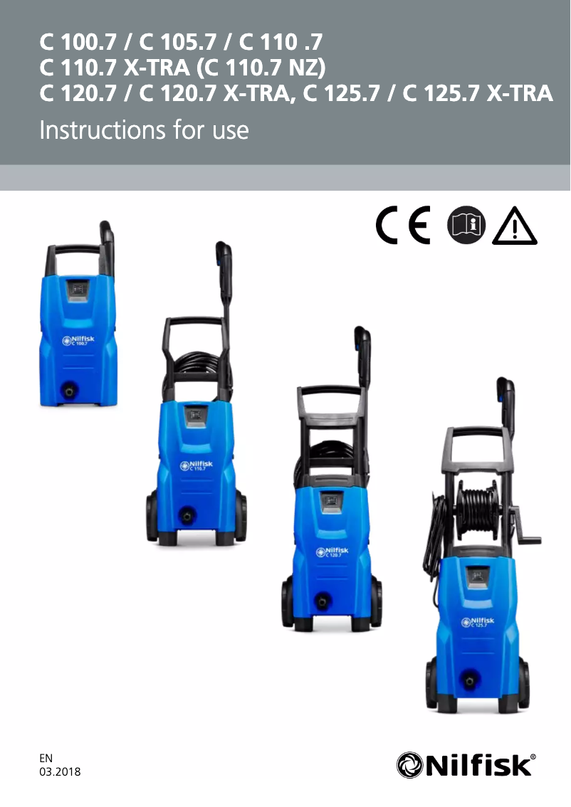 Página 1 del manual Manual de usuario Nilfisk C 110.7-5 EU
