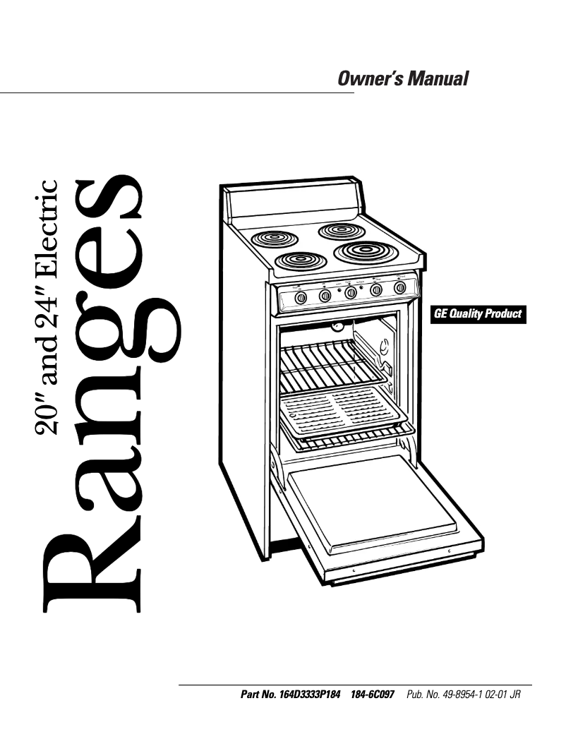 Page n°1 - Guide d'installation Hotpoint RA524WWH
