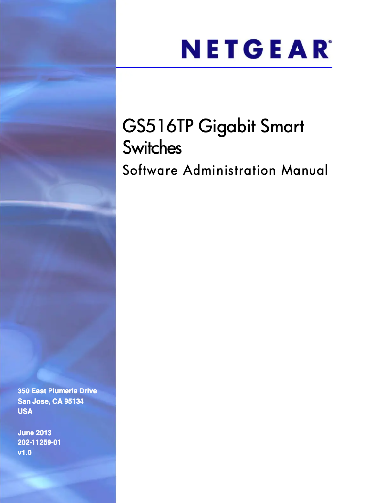 Image de la première page du manuel de l'appareil GS516TP