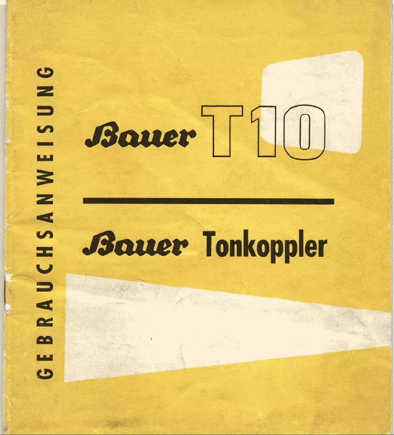 Page n°1 - Manuel utilisateur Bauer T10