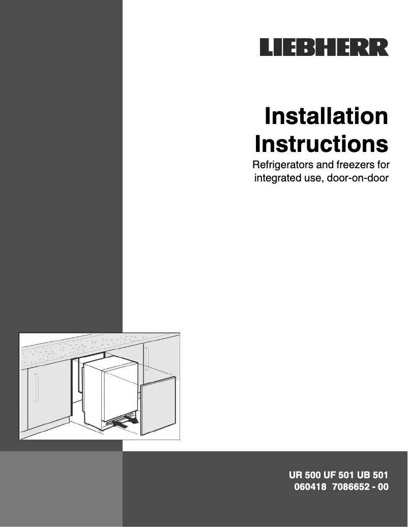 Page n°1 - Instructions / montage Liebherr UF 501
