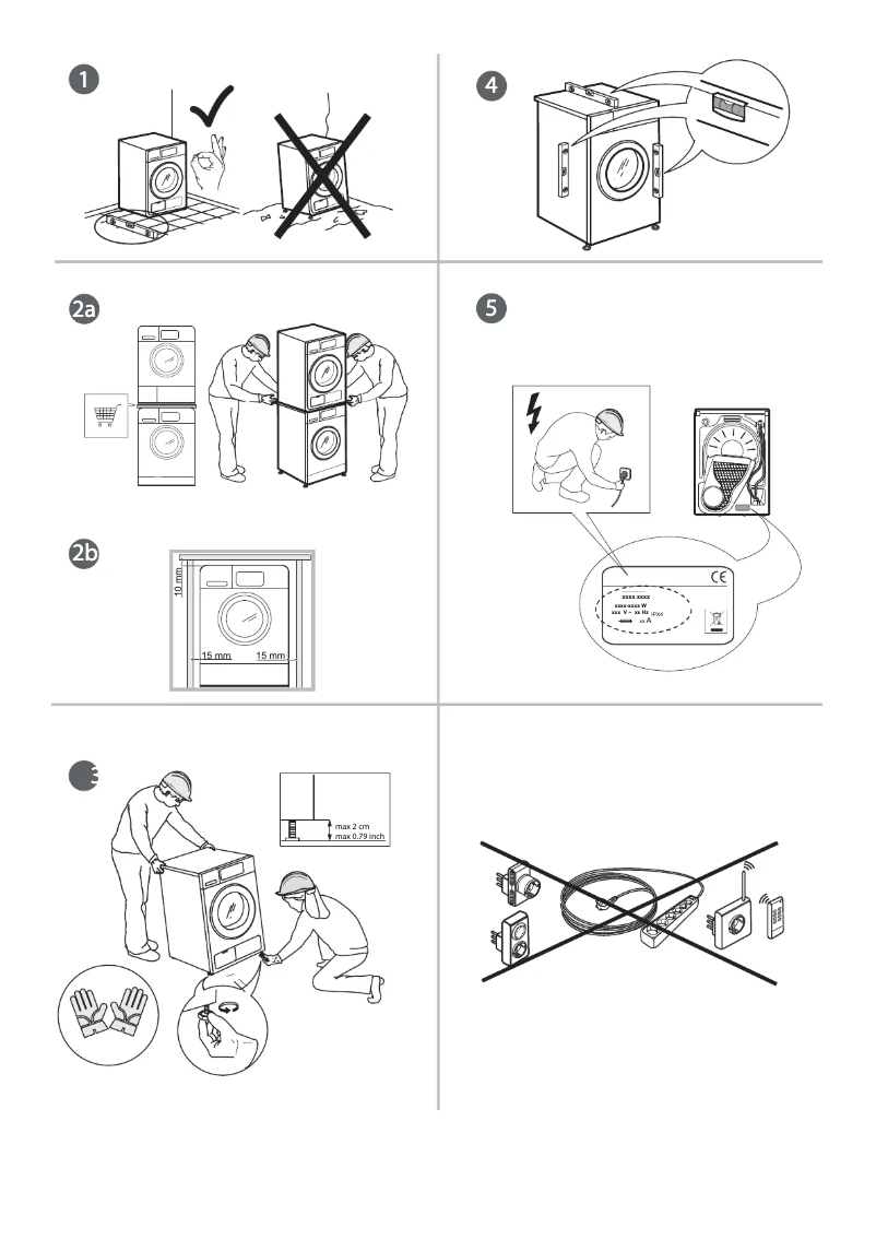 Page n°1 - Instructions de sécurité Bauknecht B8 D83WB BE