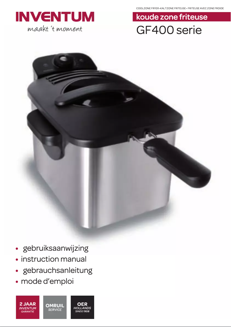 Page 1 de la notice Manuel utilisateur Inventum GF431B