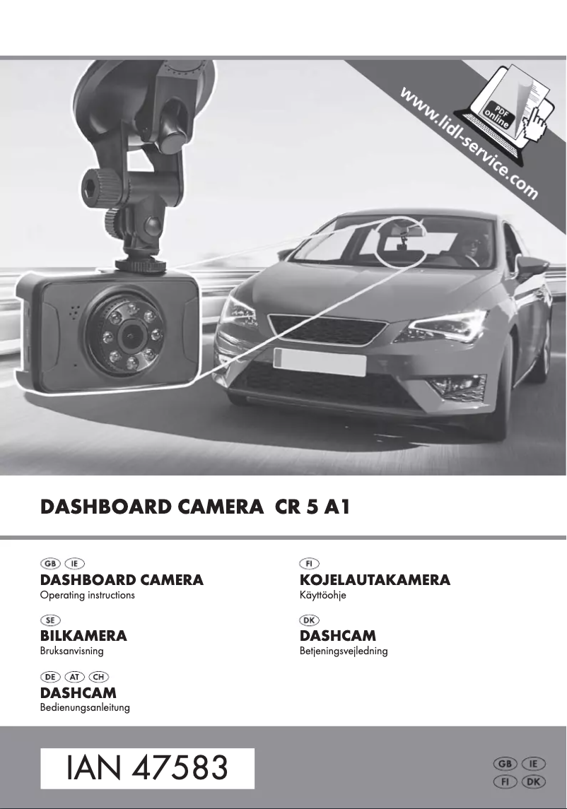 Image de la première page du manuel de l'appareil CR 5 A1