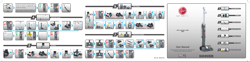 Page 1 de la notice Manuel utilisateur Hoover H-Free C300