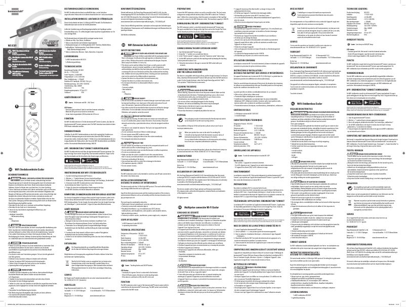 Page 1 de la notice Manuel utilisateur Brennenstuhl WS ECO2 03 DE