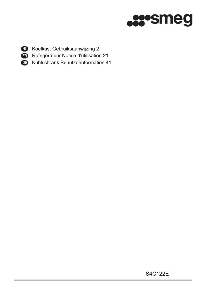 Page 1 de la notice Manuel utilisateur Smeg S4C122E