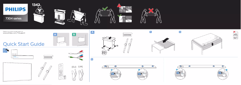 Image de la première page du manuel de l'appareil 70PUS7304