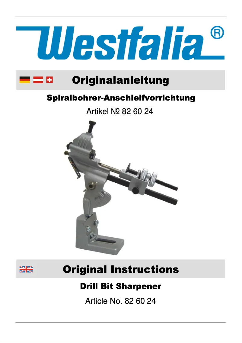 Page 1 de la notice Manuel utilisateur Westfalia 826024