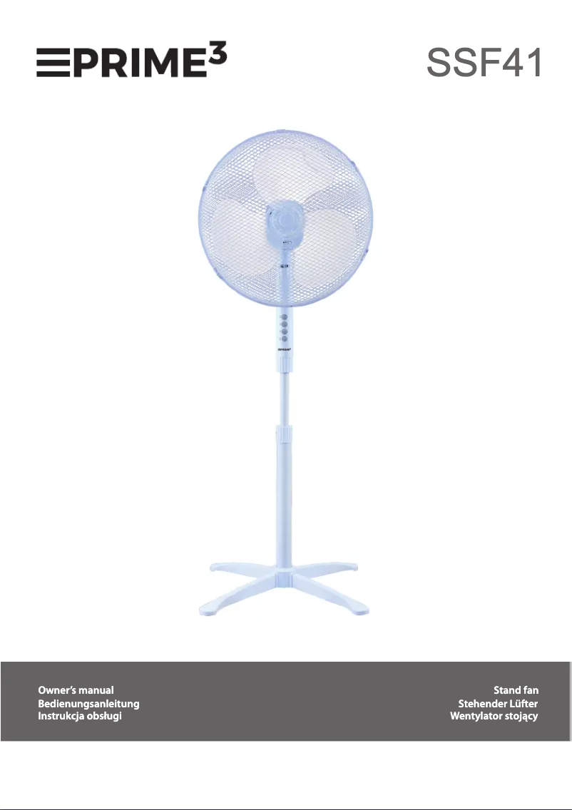 Page 1 de la notice Manuel utilisateur PRIME3 SSF41