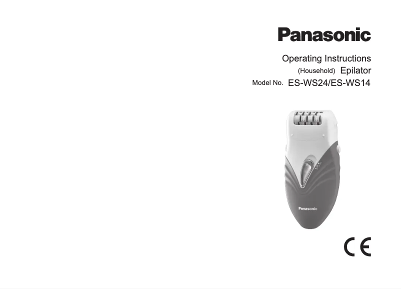 Page 1 de la notice Manuel utilisateur Panasonic ES-WS24