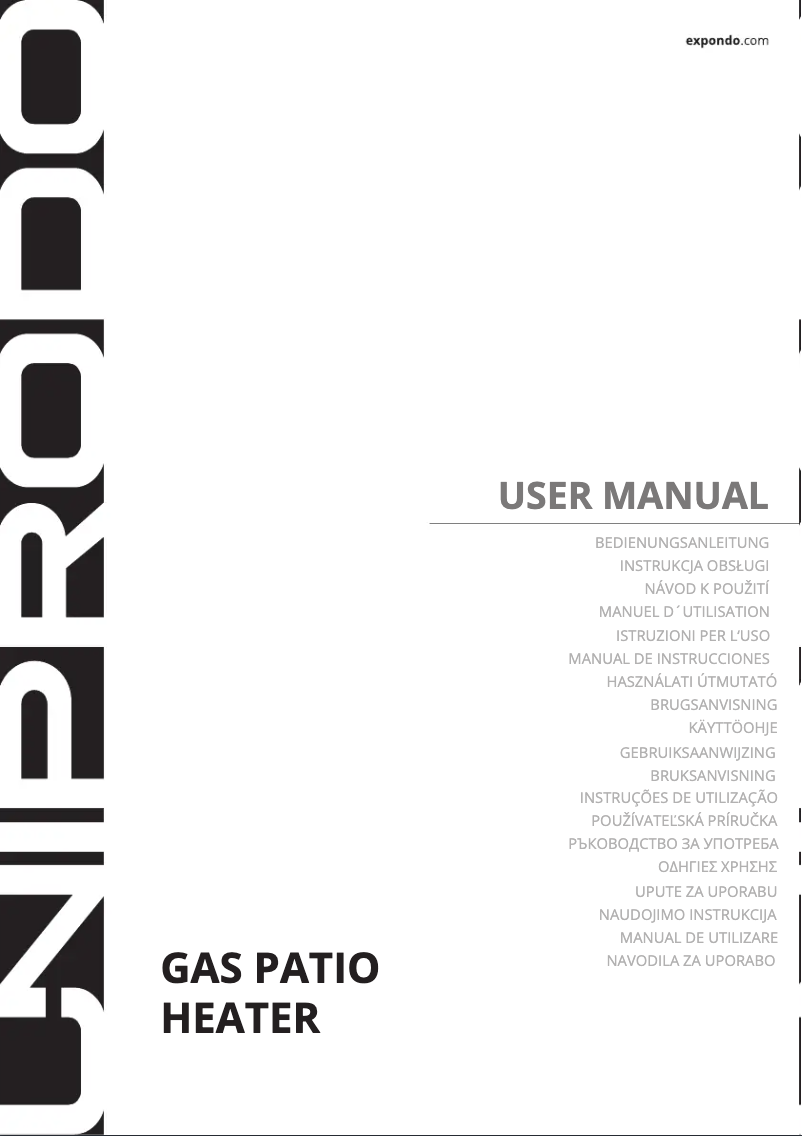 Page 1 of the manual User Manual Uniprodo UNI_GPH_01