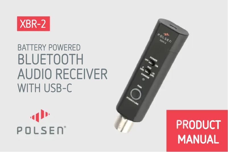 Page 1 de la notice Manuel utilisateur Polsen XBR-2