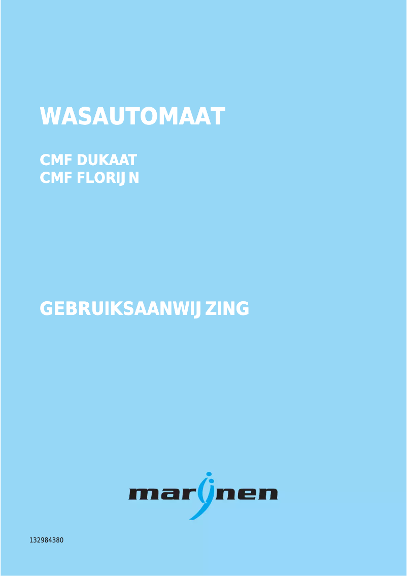 Page 1 de la notice Manuel utilisateur Marynen CMF Dukaat