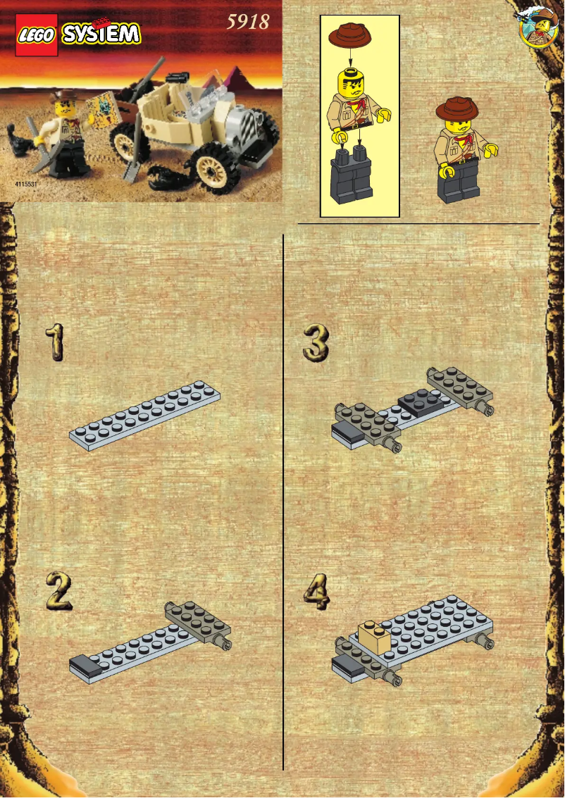 Page 1 de la notice Manuel utilisateur Lego Sam Grant's Scorpion