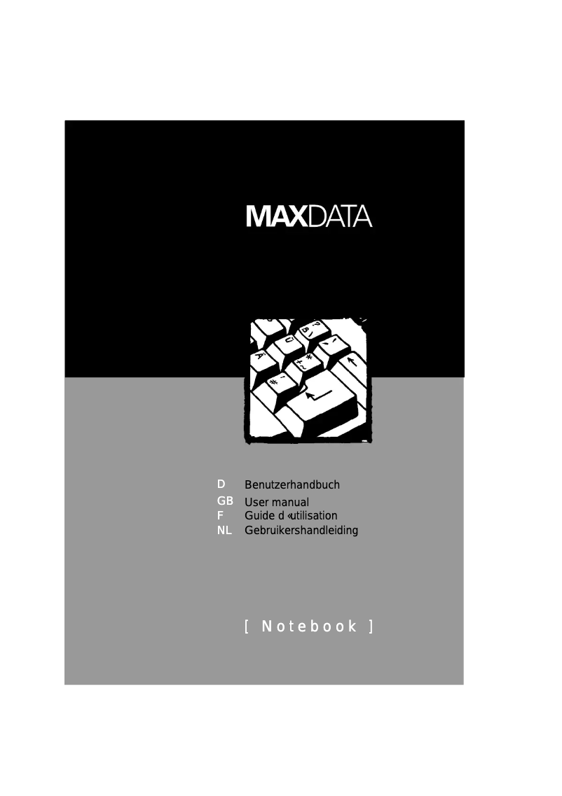 Page 1 de la notice Manuel utilisateur Maxdata Vision 440T