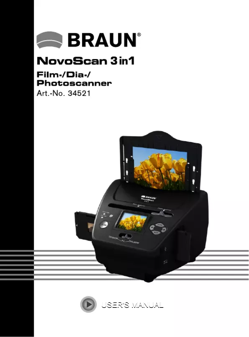 Page 1 de la notice Manuel utilisateur Braun Novoscan