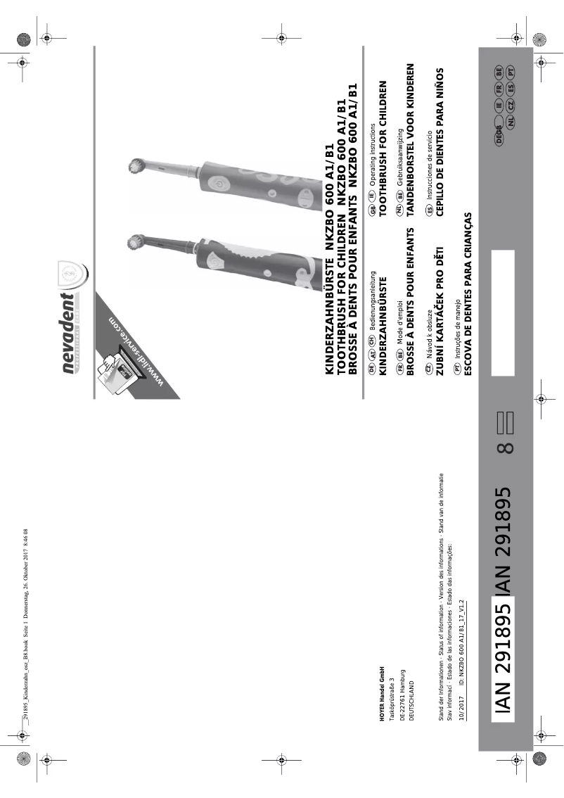 Page 1 de la notice Manuel utilisateur Nevadent NKZBO 600 A1
