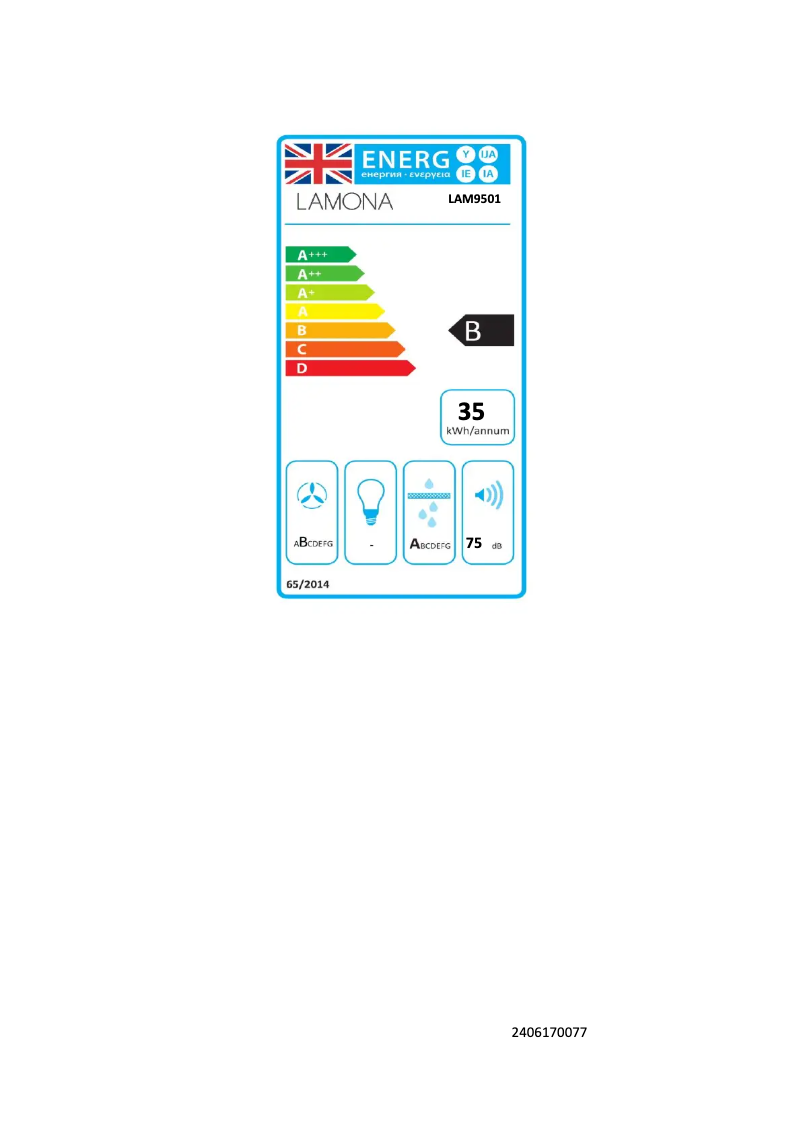 Image de la première page du manuel de l'appareil LAM9501