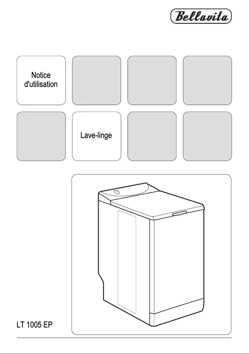 Page n°1 - Manuel utilisateur Bellavita LT 1005 EP