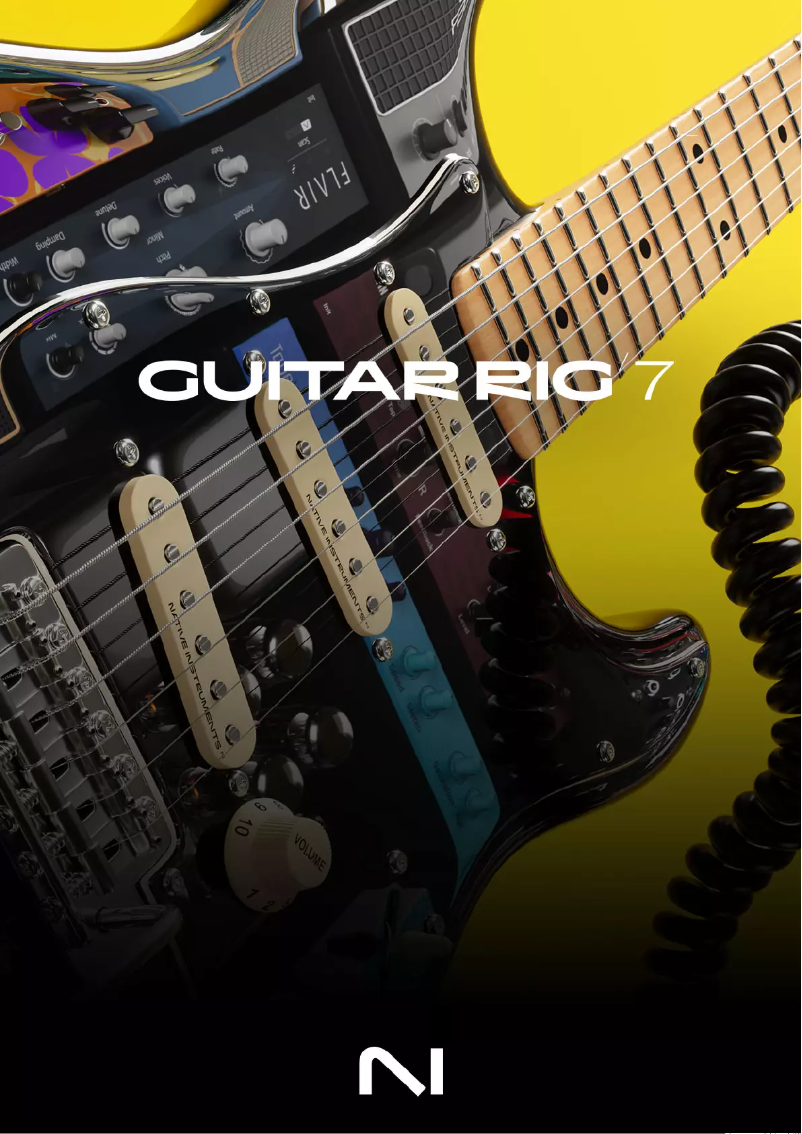 Page 1 de la notice Manuel utilisateur Native Instruments Guitar Rig 7 Pro