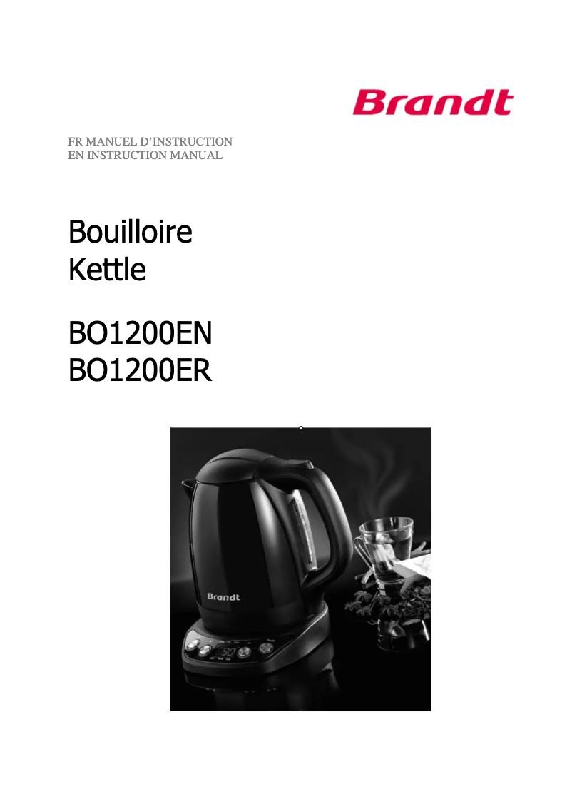 Page n°1 - Manuel utilisateur Brandt BO1200ER