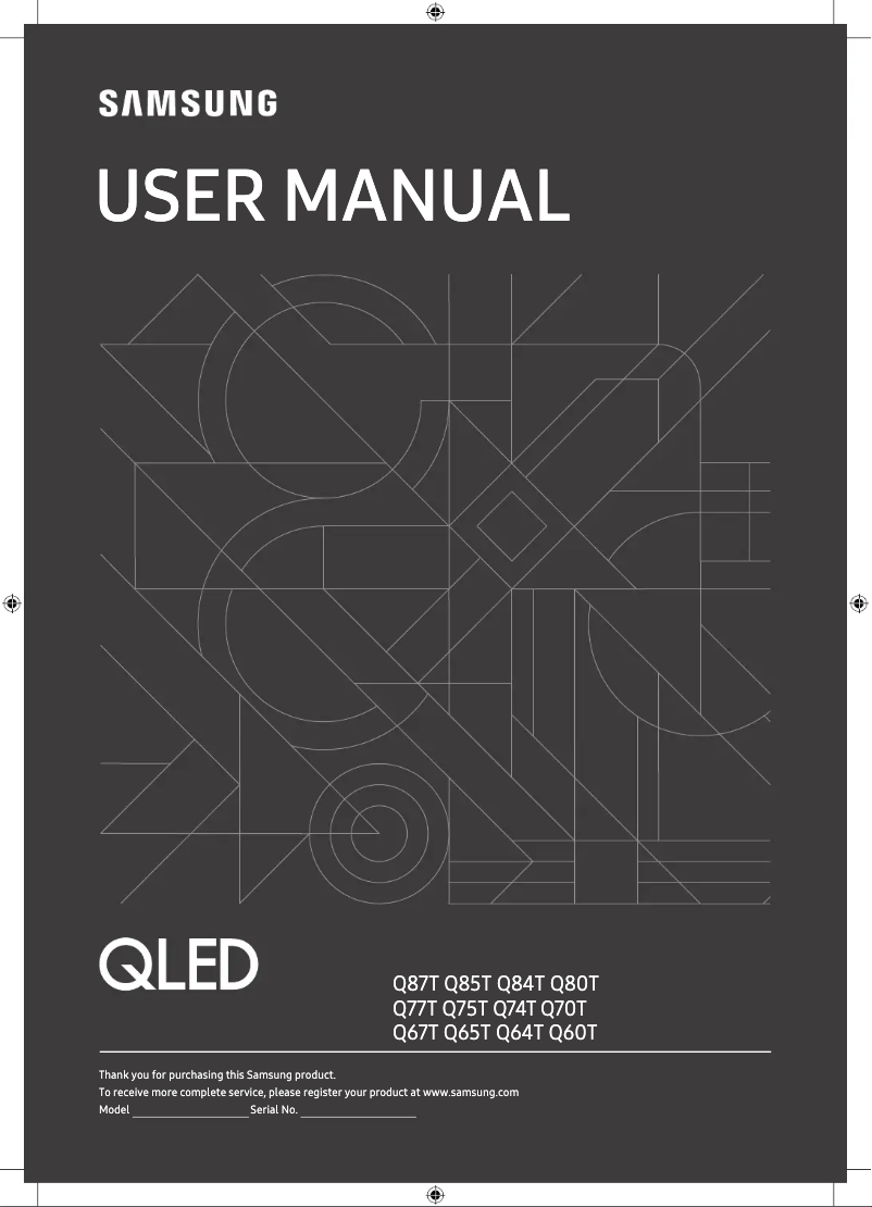 Page n°1 - Manuel utilisateur Samsung GQ75Q85TGT