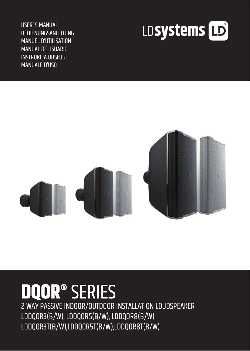 Image de la première page du manuel de l'appareil LDDQOR8TB