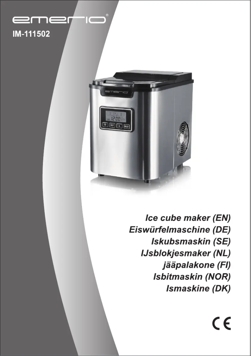 Page n°1 - Manuel utilisateur Emerio IM-111502