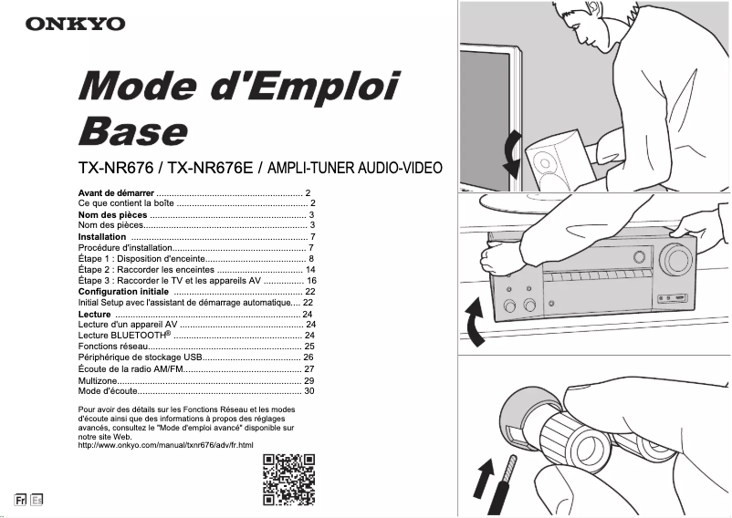 Página 1 del manual Manual de usuario Onkyo TX-NR676