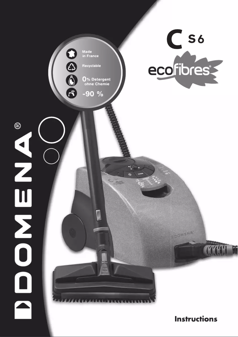 Page n°1 - Manuel utilisateur Domena CS 6 ecofibres
