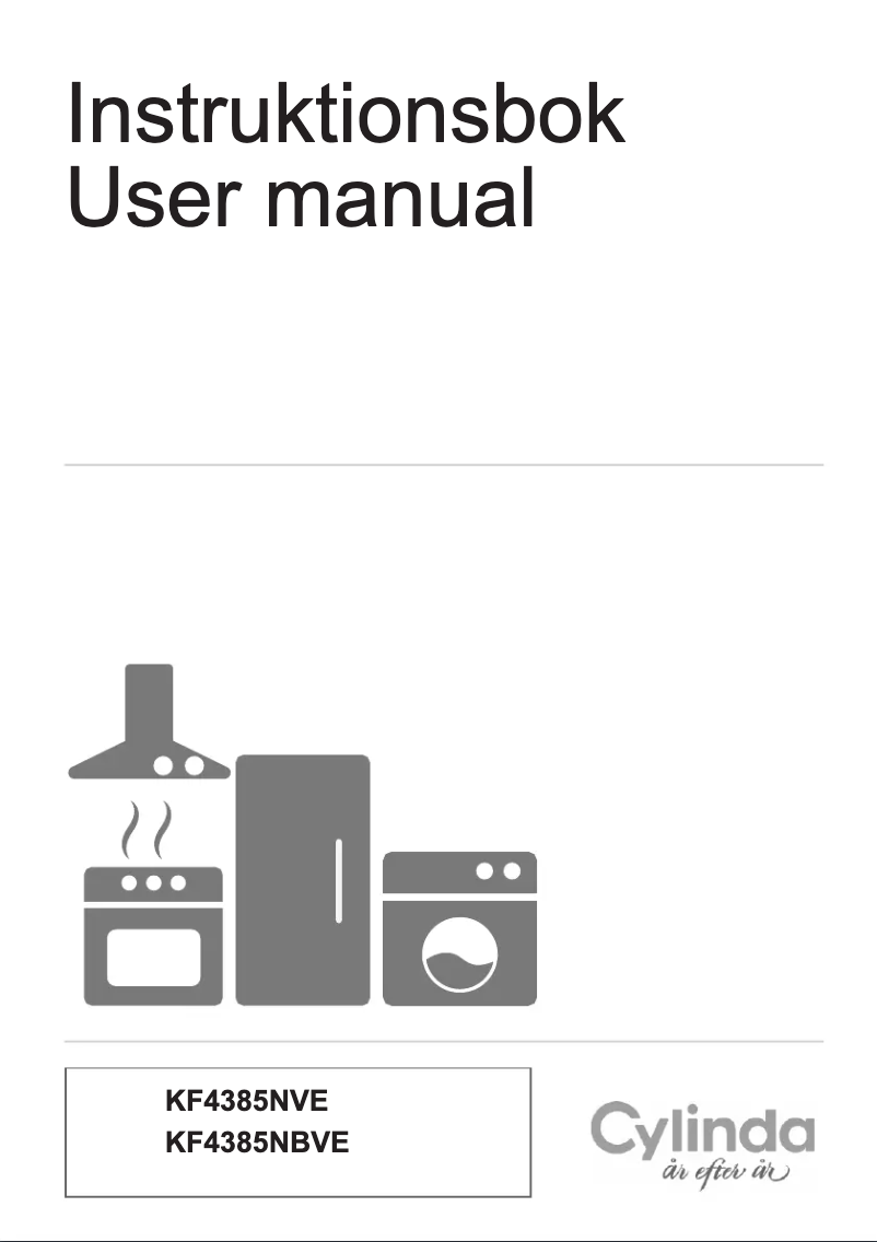 Page 1 de la notice Manuel utilisateur Cylinda KF4385NHRFE