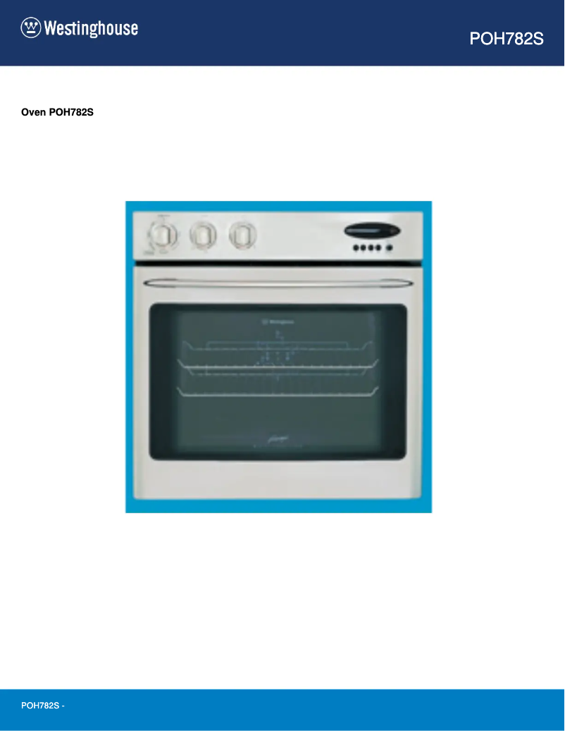 Image de la première page du manuel de l'appareil POH782S